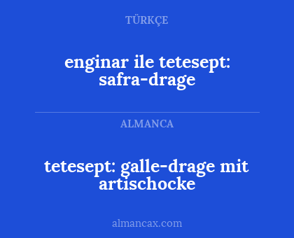 enginar ile tetesept: safra-drage - tetesept: galle-drage mit artischocke