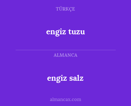 engiz tuzu - engiz salz