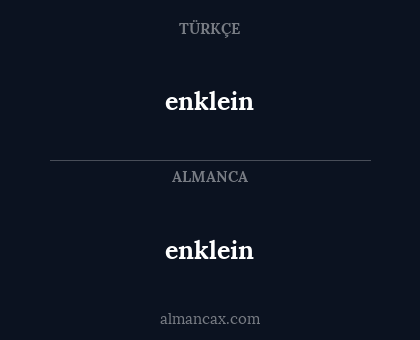 enklein - enklein