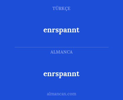 enrspannt - enrspannt