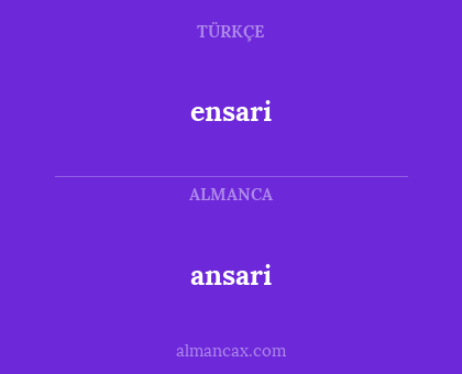 ansari - ensari