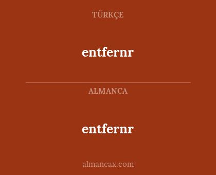 entfernr - entfernr