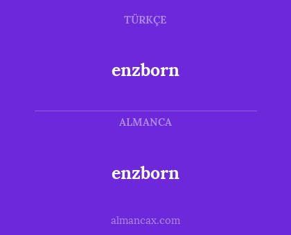 enzborn - enzborn