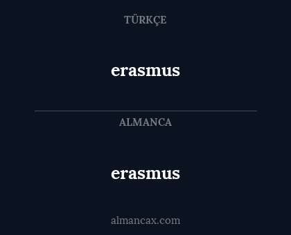 erasmus - erasmus