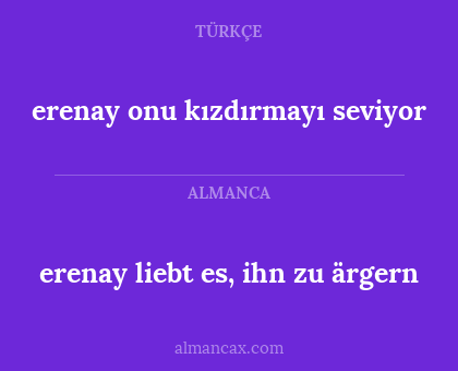 erenay onu kızdırmayı seviyor - erenay liebt es, ihn zu ärgern