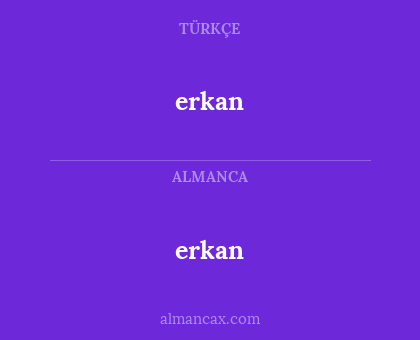 erkan - erkan