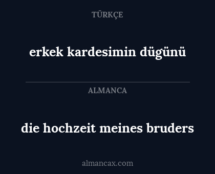 erkek kardesimin dügünü - die hochzeit meines bruders