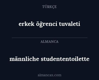 männliche studententoilette - erkek öğrenci tuvaleti