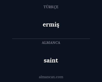 ermiş - saint