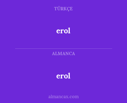 erol - erol