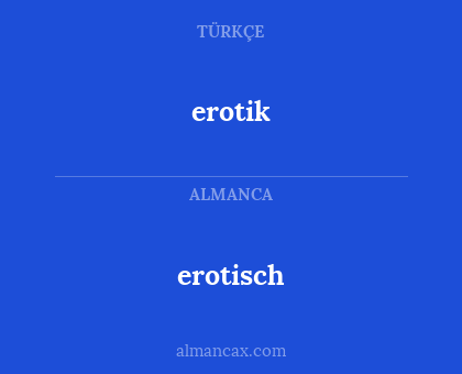 erotisch - erotik