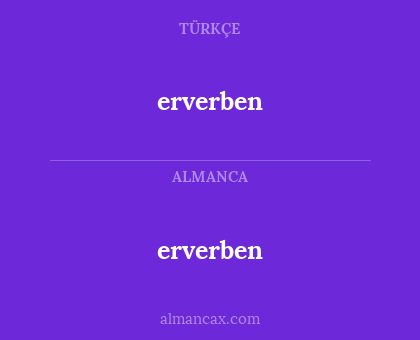erverben - erverben