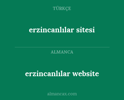 erzincanlılar website - erzincanlılar sitesi