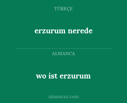 erzurum nerede - wo ist erzurum