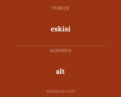alt - eskisi