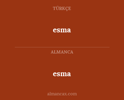 esma - esma