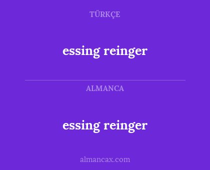 essing reinger - essing reinger