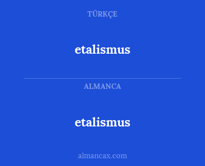 etalismus - etalismus