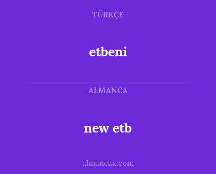 etbeni - new etb