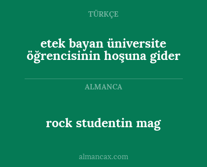 etek bayan üniversite öğrencisinin hoşuna gider - rock studentin mag