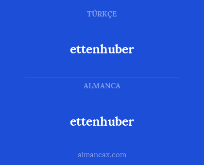ettenhuber - ettenhuber