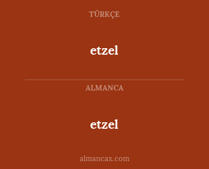 etzel - etzel
