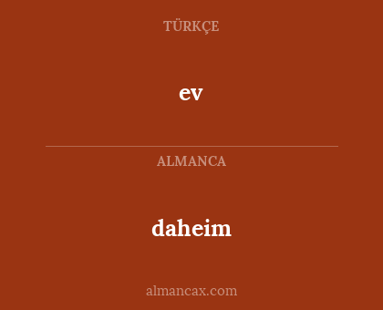 daheim - ev