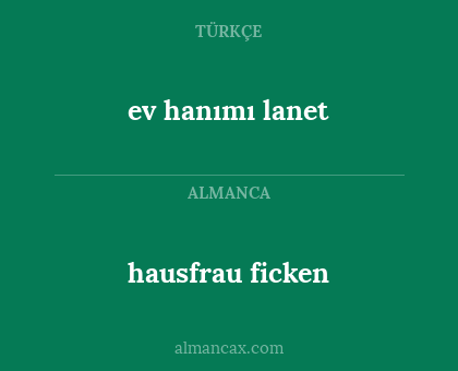 ev hanımı lanet - hausfrau ficken