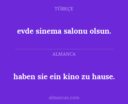 evde sinema salonu olsun. - haben sie ein kino zu hause.