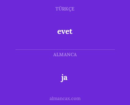 ja - evet
