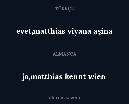 evet,matthias viyana aşina - ja,matthias kennt wien