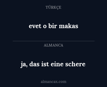 ja, das ist eine schere - evet o bir makas