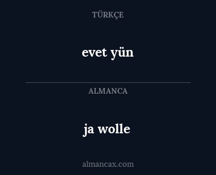 evet yün - ja wolle