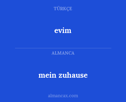 evim - mein zuhause