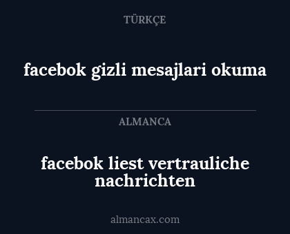 facebok liest vertrauliche nachrichten - facebok gizli mesajlari okuma
