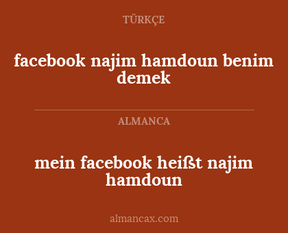 facebook najim hamdoun benim demek - mein facebook heißt najim hamdoun