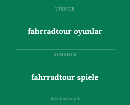 fahrradtour spiele - fahrradtour oyunlar