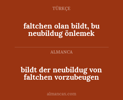 bildt der neubildug von faltchen vorzubeugen - faltchen olan bildt, bu neubildug önlemek