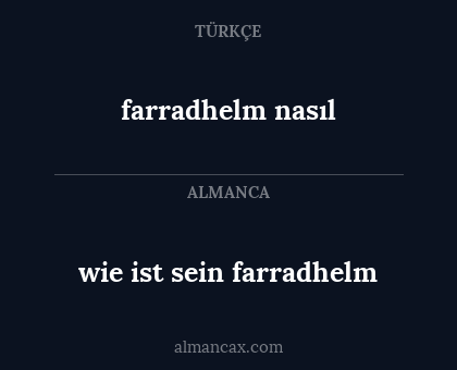 farradhelm nasıl - wie ist sein farradhelm