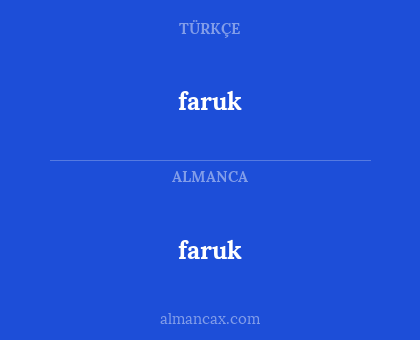 faruk - faruk
