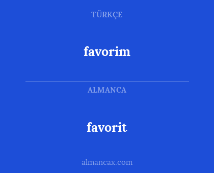 favorim - favorit