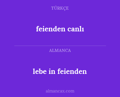 feienden canlı - lebe in feienden