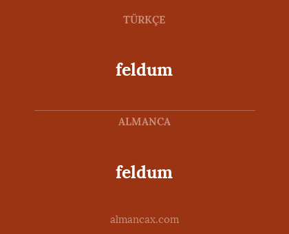 feldum - feldum