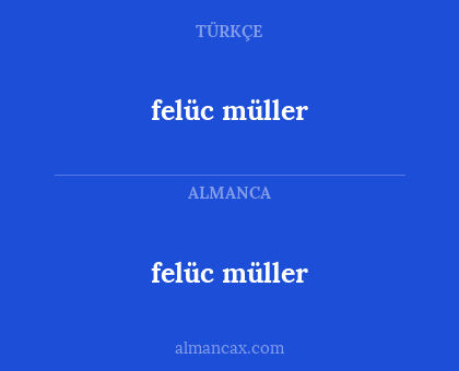 felüc müller - felüc müller