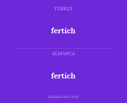 fertich - fertich