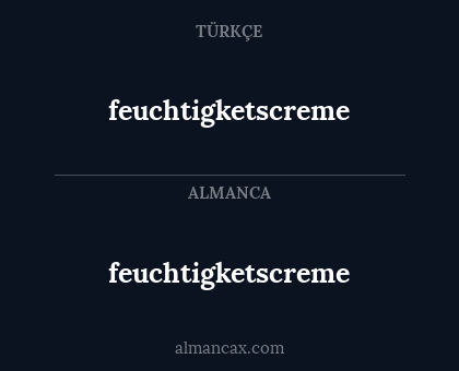 feuchtigketscreme - feuchtigketscreme