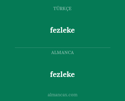 fezleke - fezleke