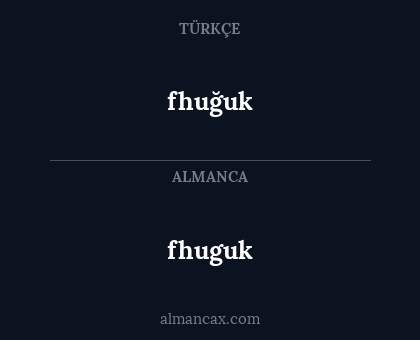 fhuguk - fhuğuk