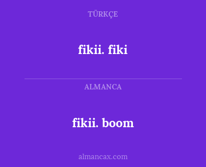 fikii. boom - fikii. fiki