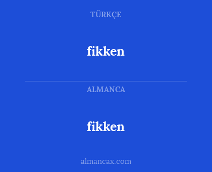 fikken - fikken